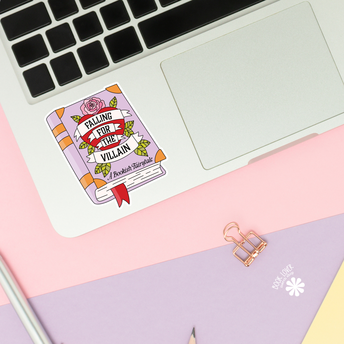Falling for The Villain Stickers / Bookish Stickers: 2''