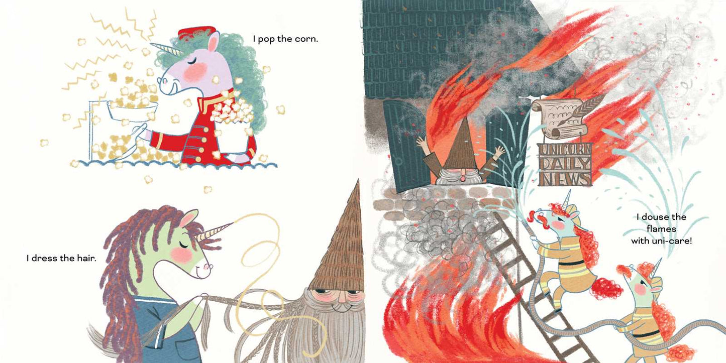 Unicorns in Uniforms by Beth Ferry: Hardcover; 40 pages / English