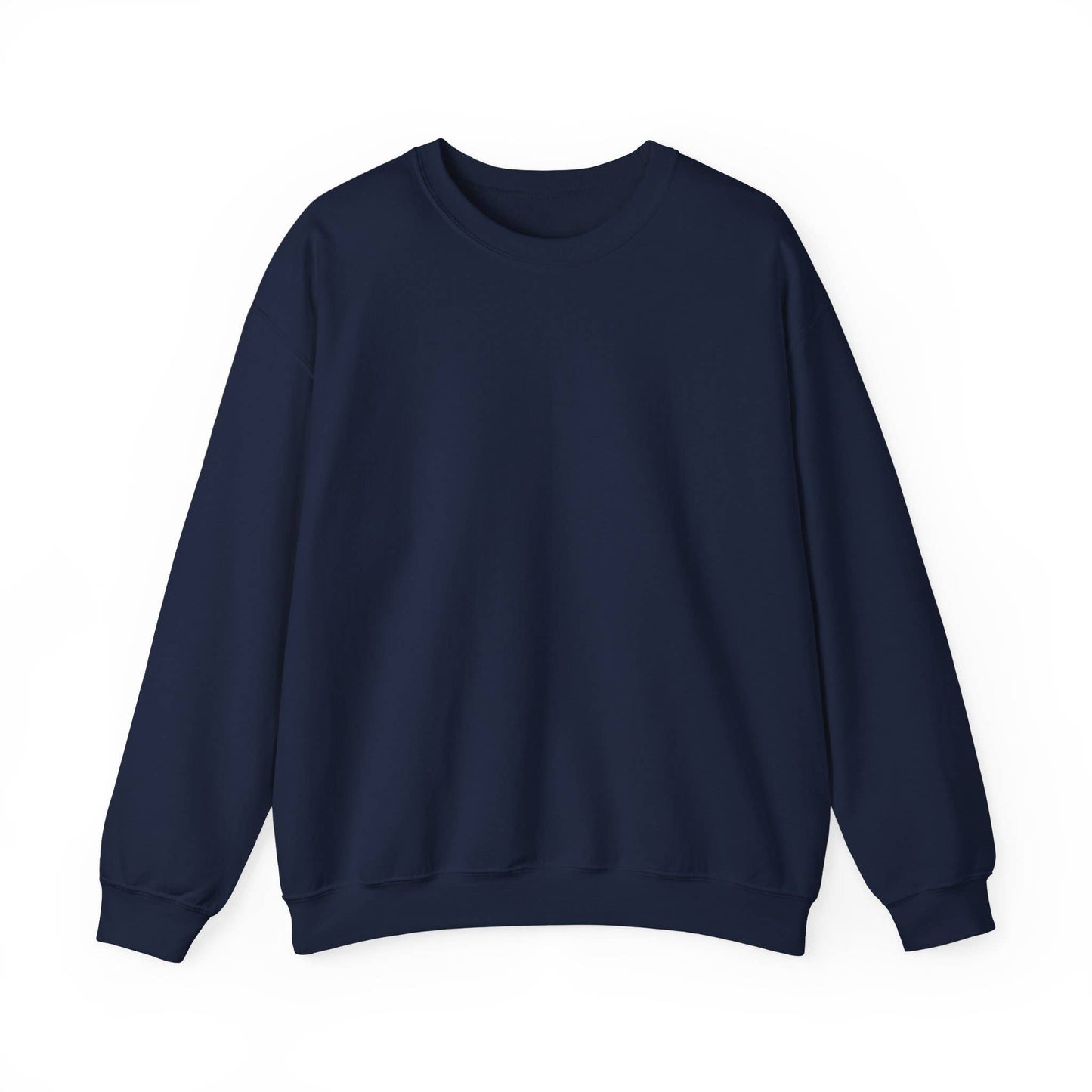 Custom LOGO Sweatshirt *Embroidered // Gildan, One-Sided: Navy / M