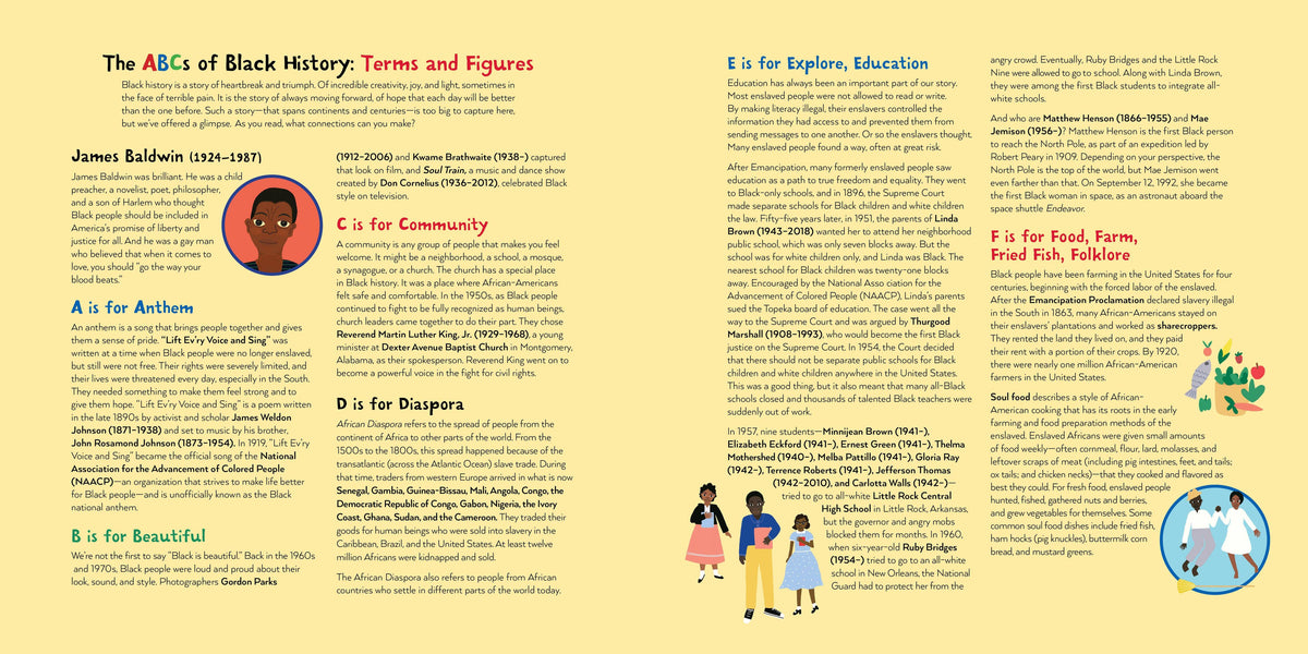 The ABCs of Black History: Hardcover Book