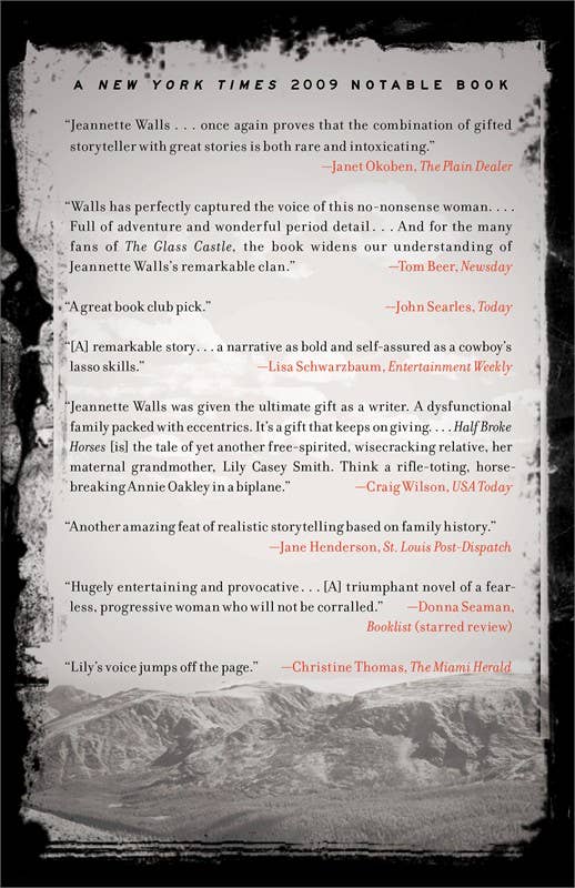 Half Broke Horses by Jeannette Walls: Paperback; 288 pages / English