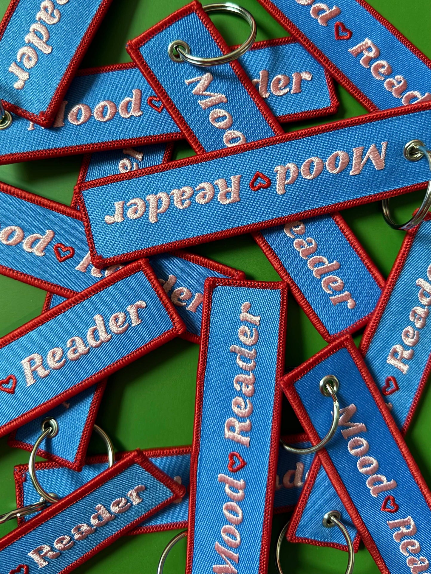 Mood Reader 📖 Trope Fabric Keychain/Bookish Pull Tag