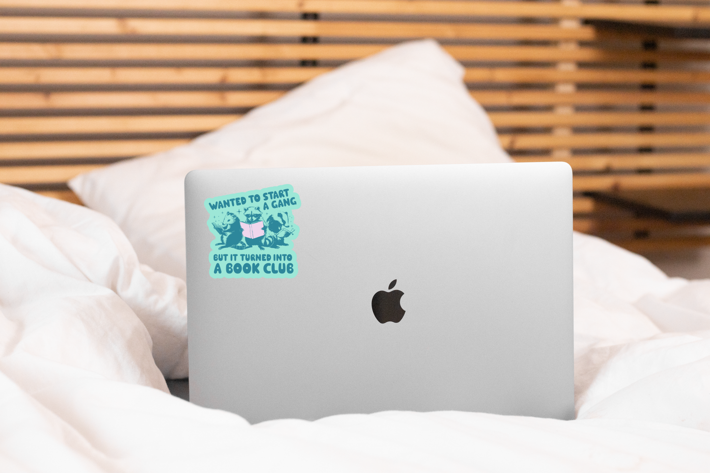 Wanted to Start a Gang But It Turned to a Book Club Sticker