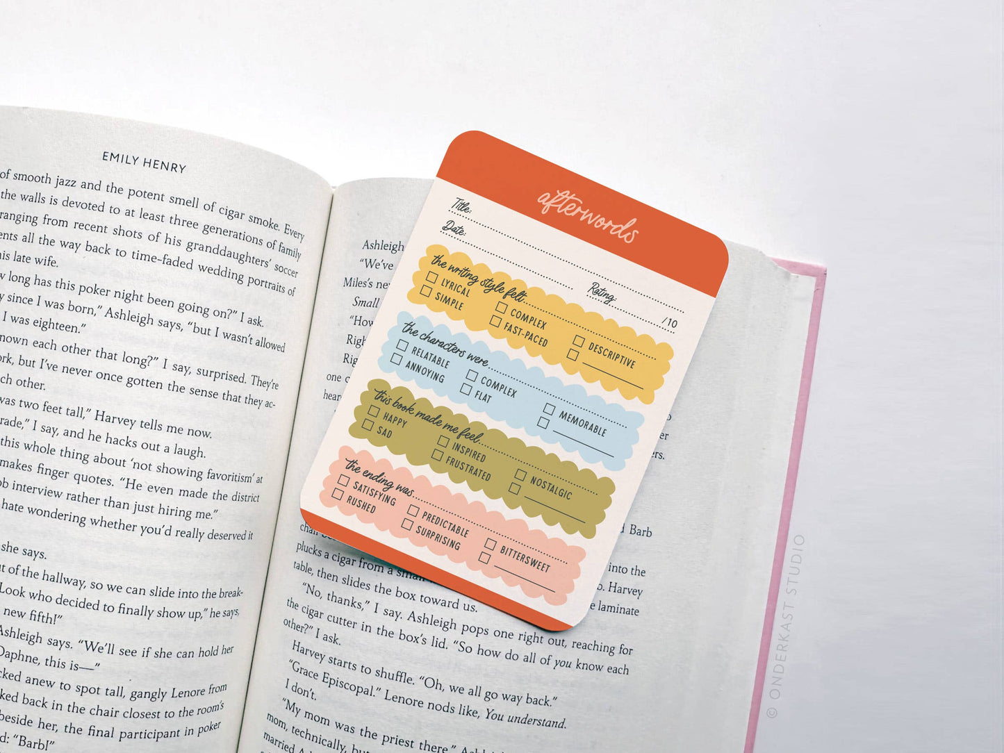 Afterwords Book Review Cards