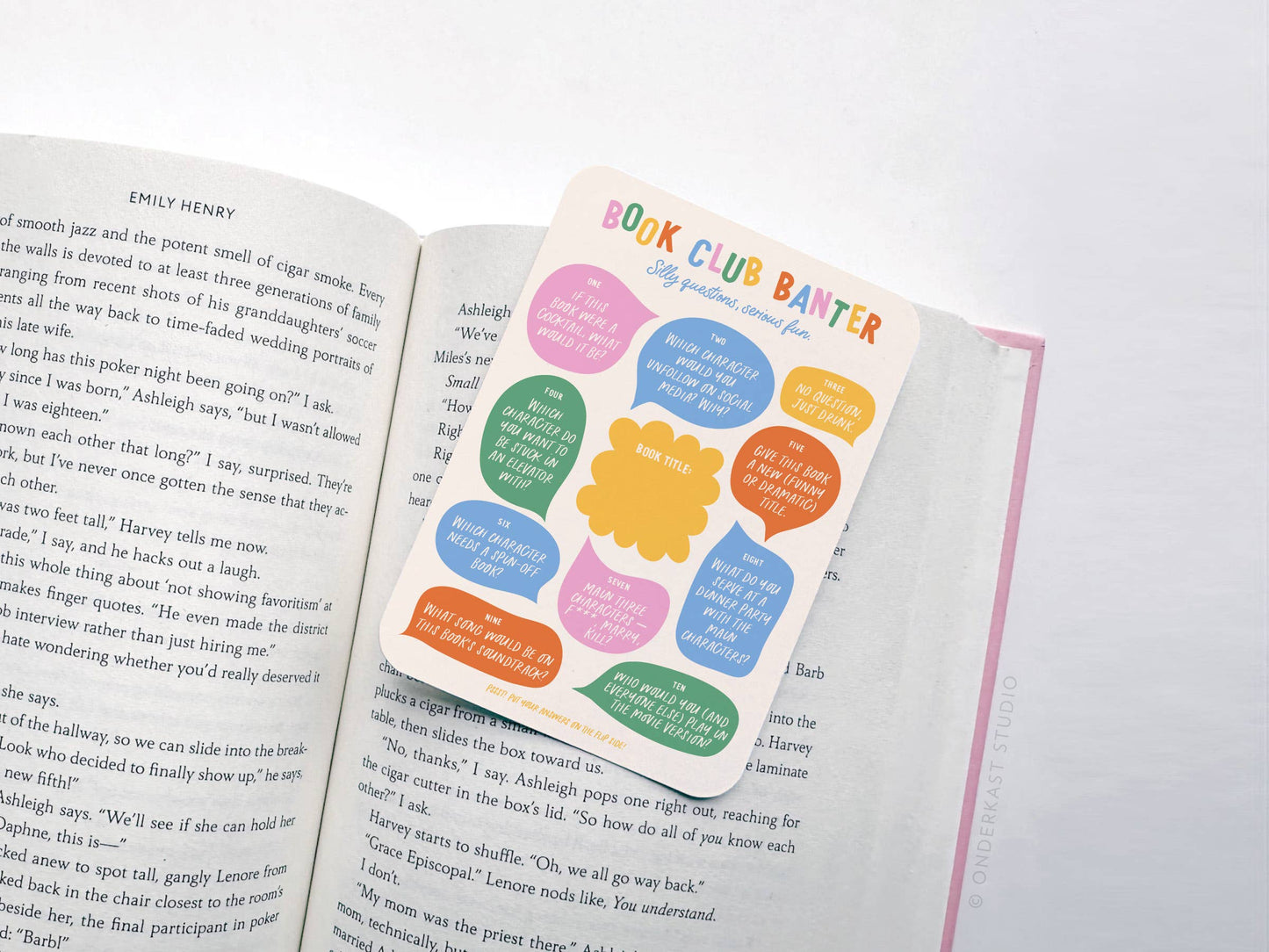 Book Club Banter Book Review Cards