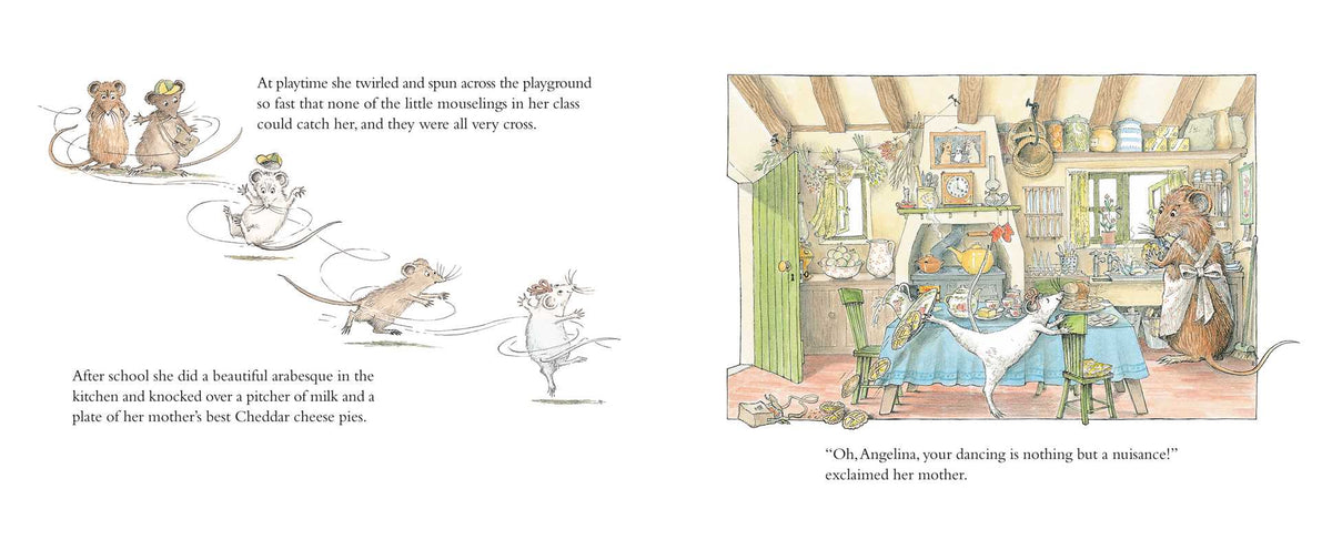 Angelina Ballerina by Katharine Holabird: Hardcover; 32 pages / English