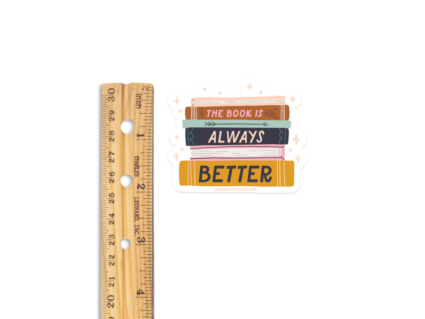 The Book Is Always Better Sticker