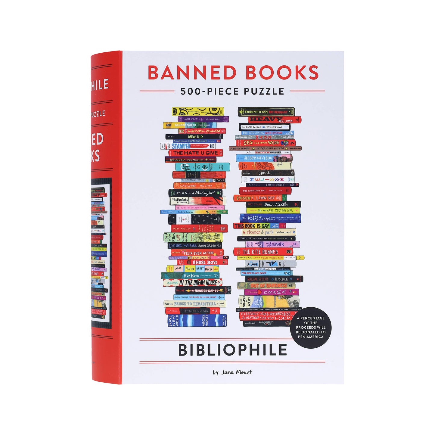 Bibliophile Banned Books 500-Piece Puzzle