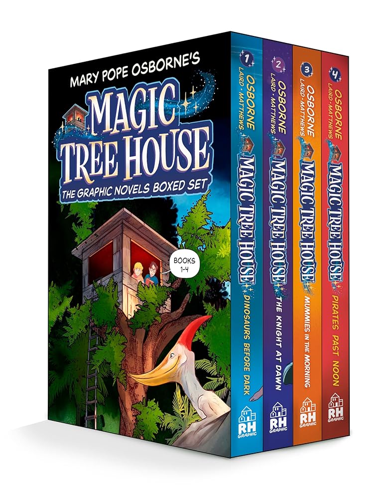 Magic Tree House Graphic Novel Starter Set: (A Graphic Novel Boxed Set) cover image