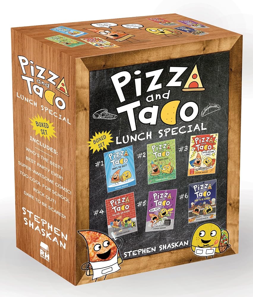 Pizza and Taco Lunch Special: 6-Book Boxed Set: Books 1-6 (A Graphic Novel Boxed Set) cover image