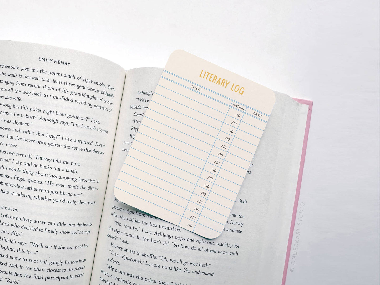 Literary Log Book Review Cards