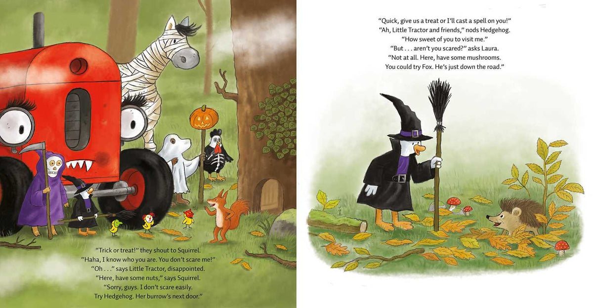 Little Tractor's Halloween by Natalie Quintart: Hardcover; 32 pages / English