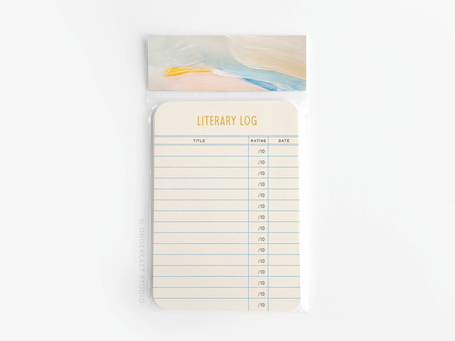 Literary Log Book Review Cards
