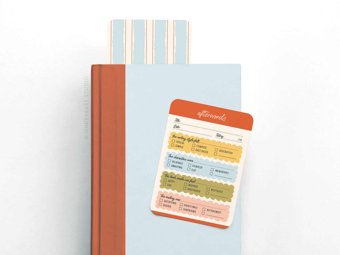 Afterwords Book Review Cards