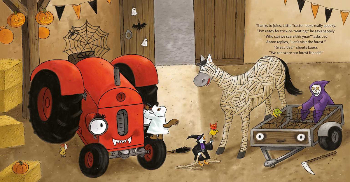 Little Tractor's Halloween by Natalie Quintart: Hardcover; 32 pages / English