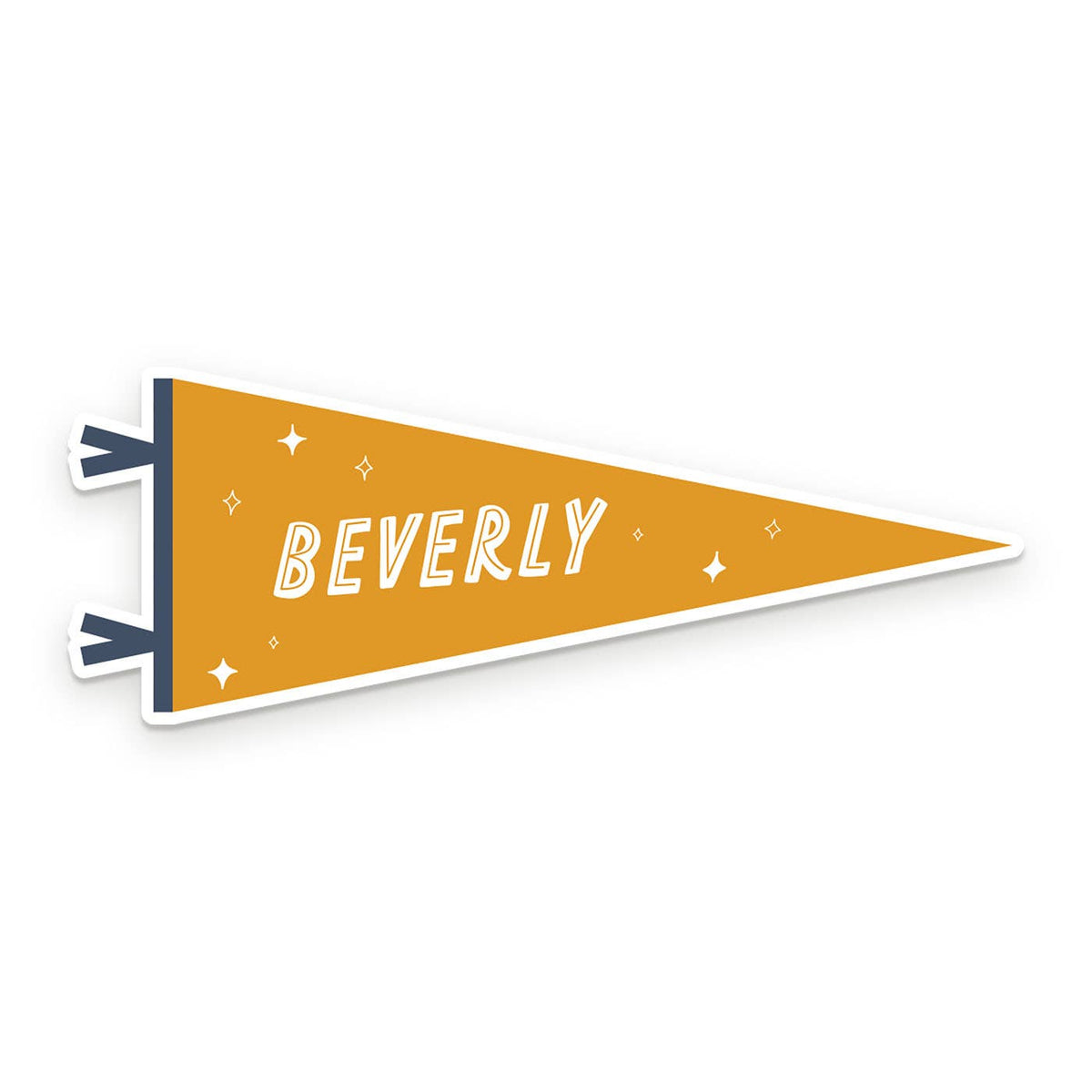 Custom City Pennant Sticker: Heirloom