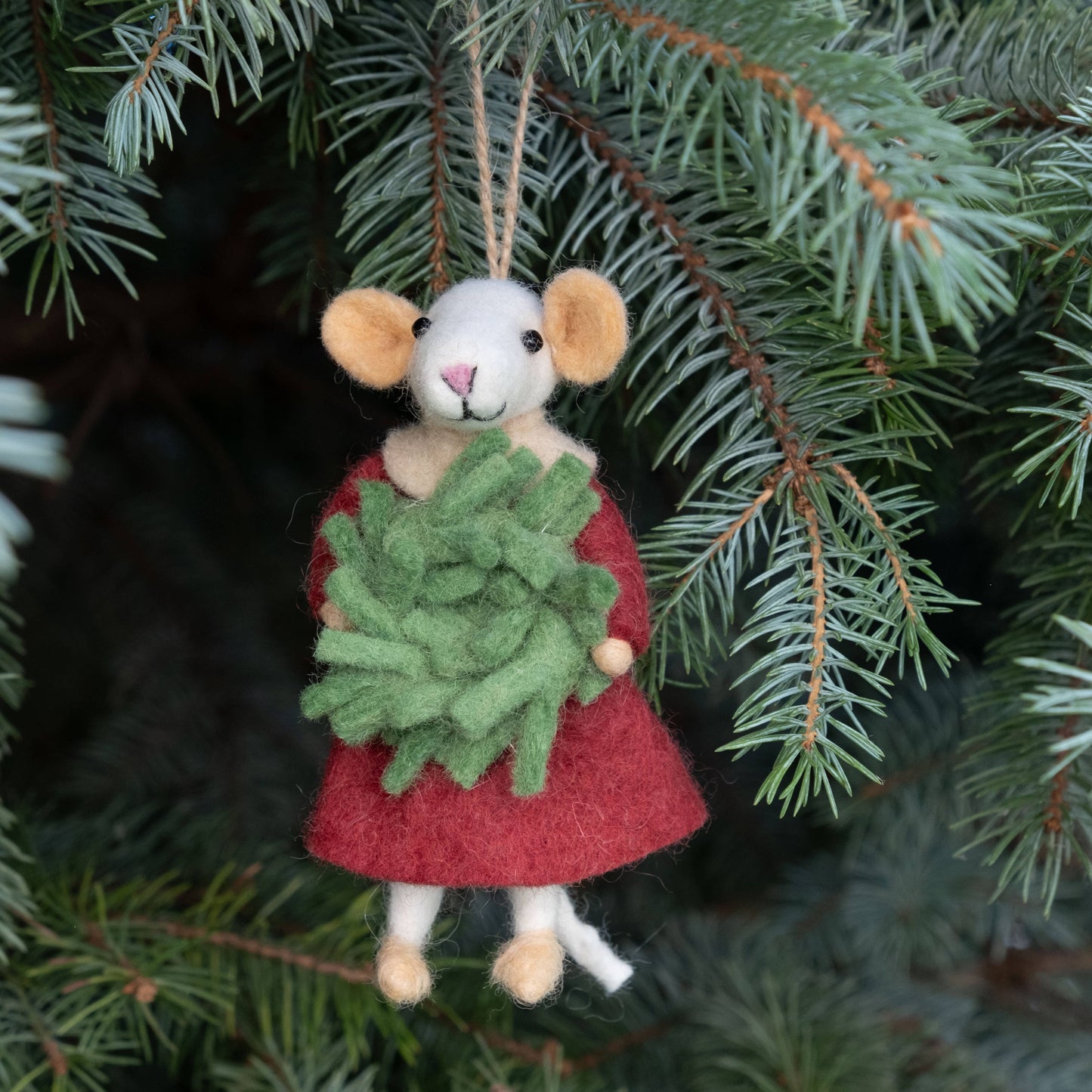 Ornament - Christmas Decor - Mouse Carolers, Assorted