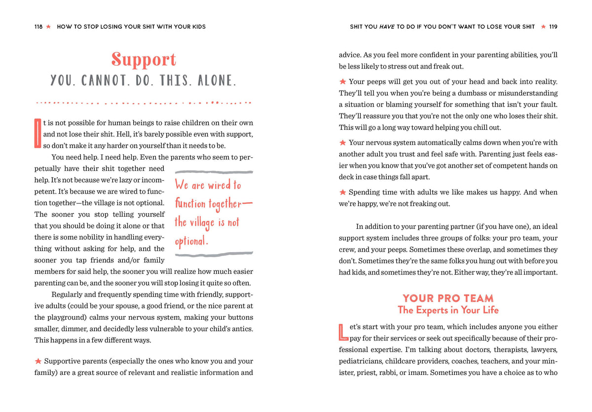 How to Stop Losing Your Sh*t with Your Kids: Trade Paperback