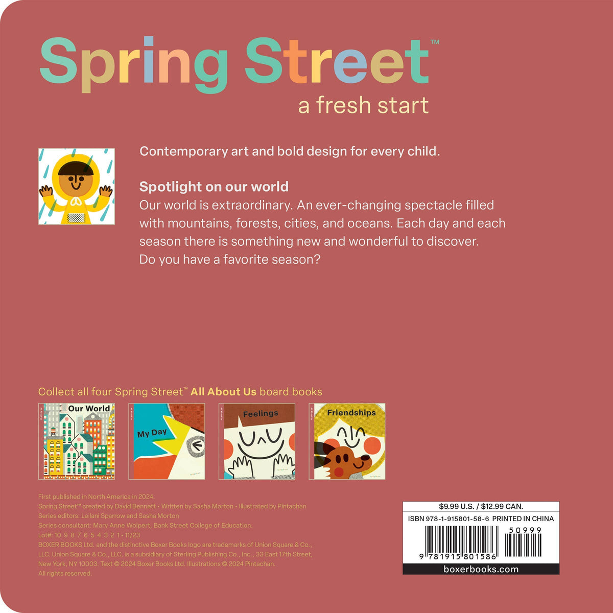 Spring Street All About Us: Our World: Board Book