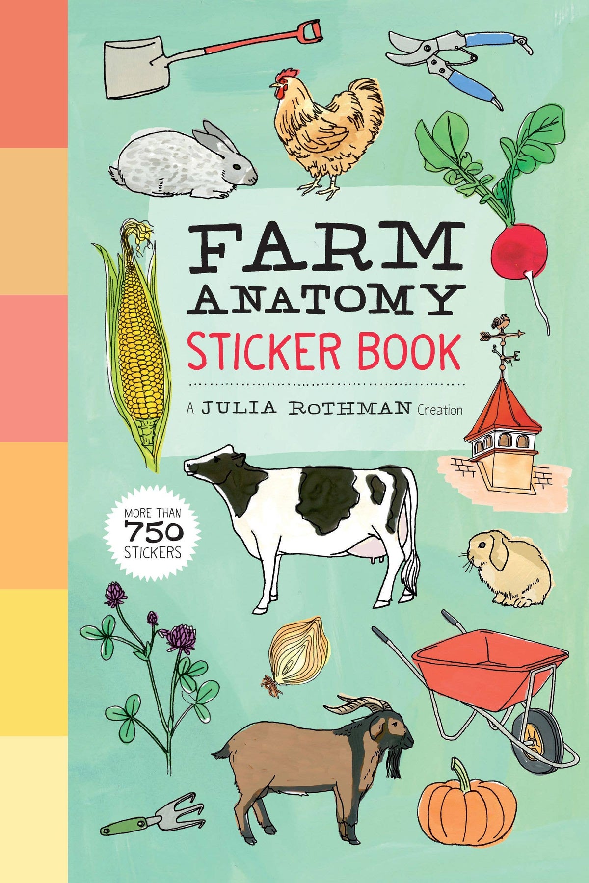 Farm Anatomy Sticker Book: Trade Paperback