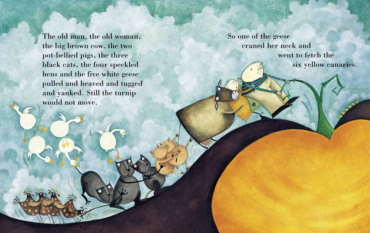 The Gigantic Turnip: Paperback w/ Audio