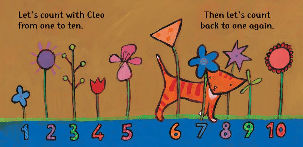 Cleo's Numbers: Board Book with Audio