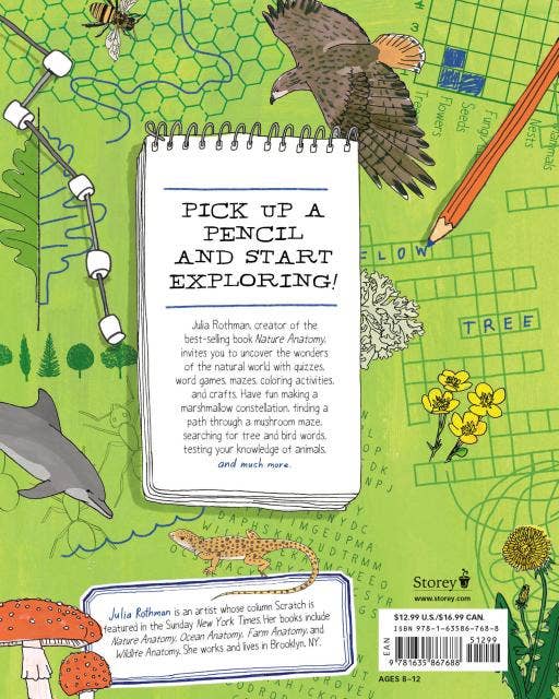 Nature Anatomy Activity Book: Trade Paperback