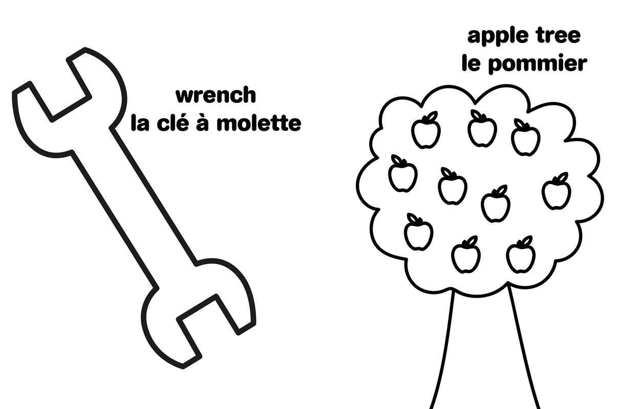 My First Big Book of Bilingual Coloring French by Little Bee Books: Paperback; 192 pages / English