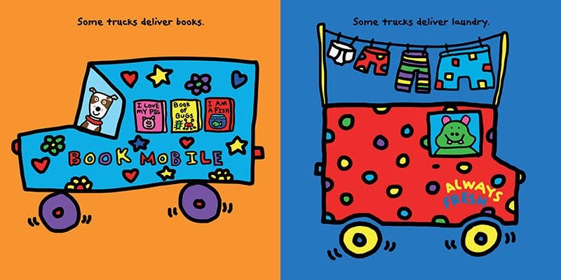The Cars and Trucks Book: Hardcover