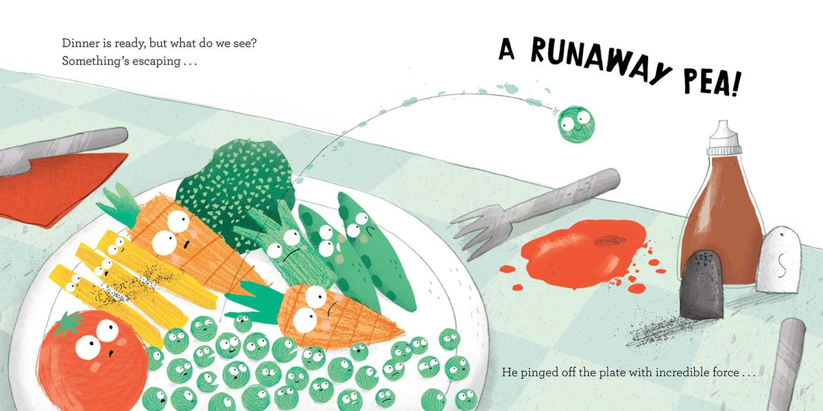 Runaway Pea by Kjartan Poskitt: Hardcover; 32 pages / English