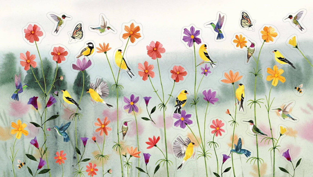 A Bird Lover's Sticker Book: Hardcover