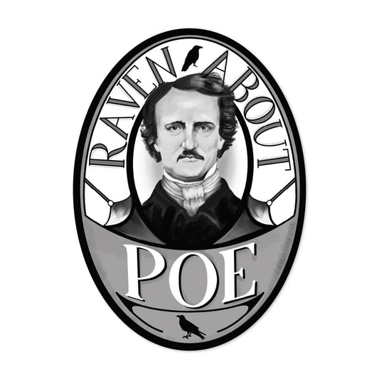 Poe Book Author Cameo Sticker