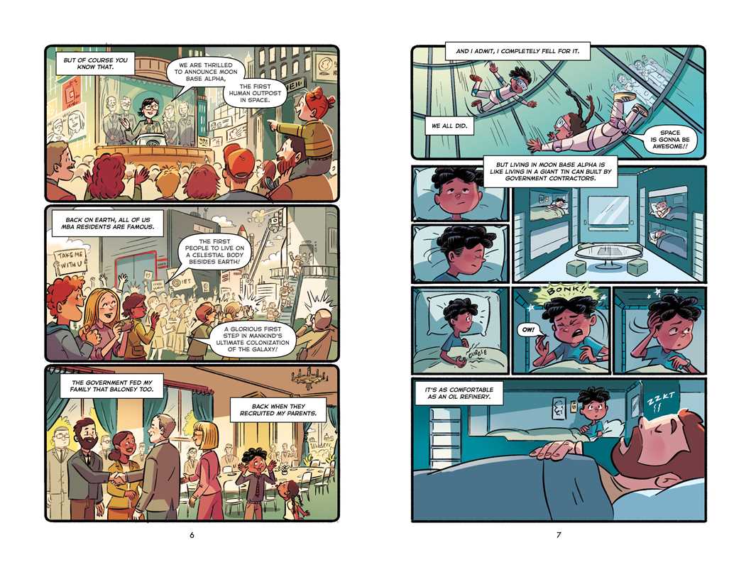 Space Case the Graphic Novel by Stuart Gibbs: Paperback; 360 pages / English