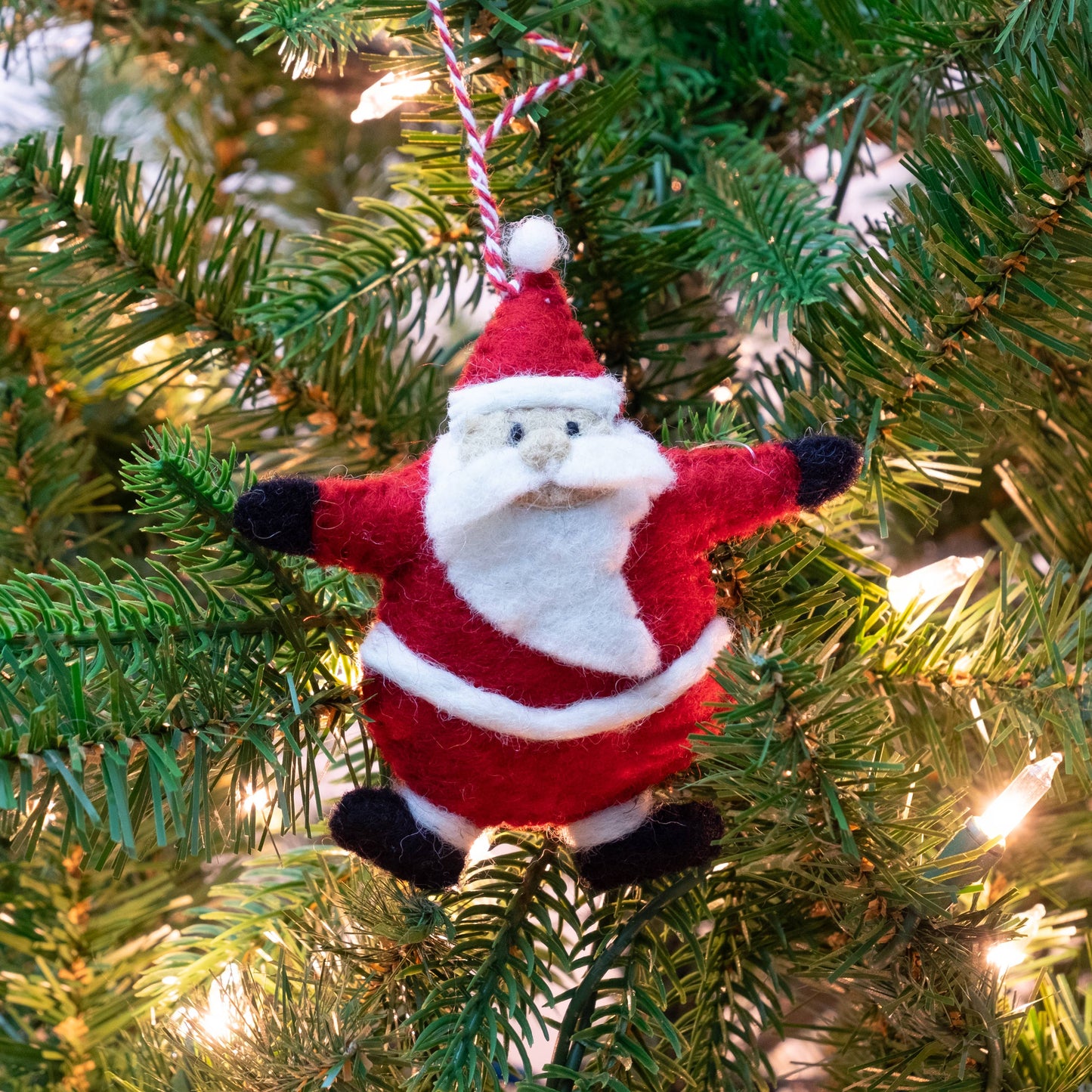 Ornament - Christmas Decor - Jolly Fat Santa