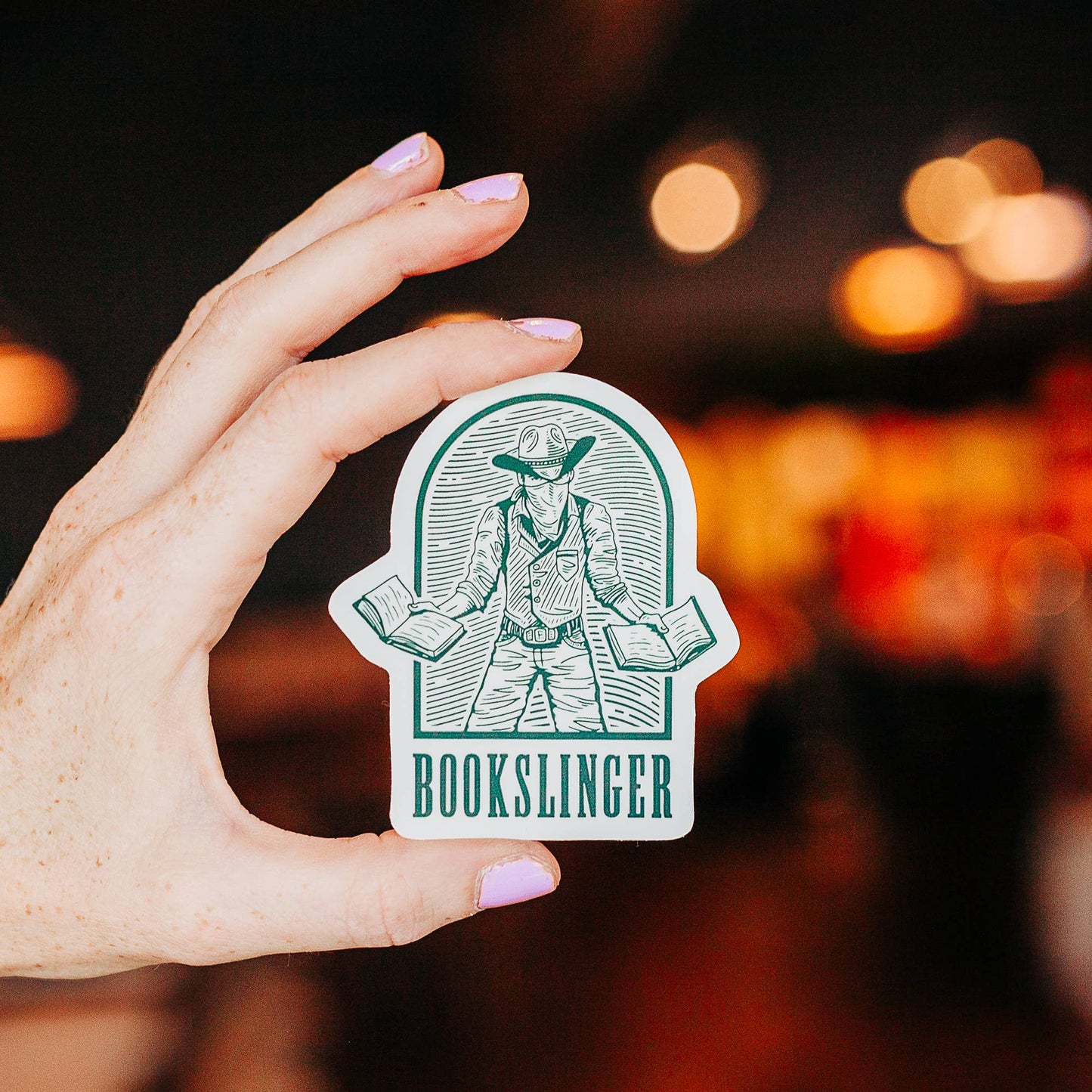 Bookslinger - Sticker