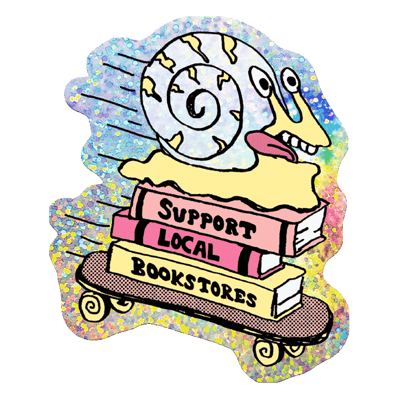 Support Your Local Bookstore by Apply - Die-Cut Sticker