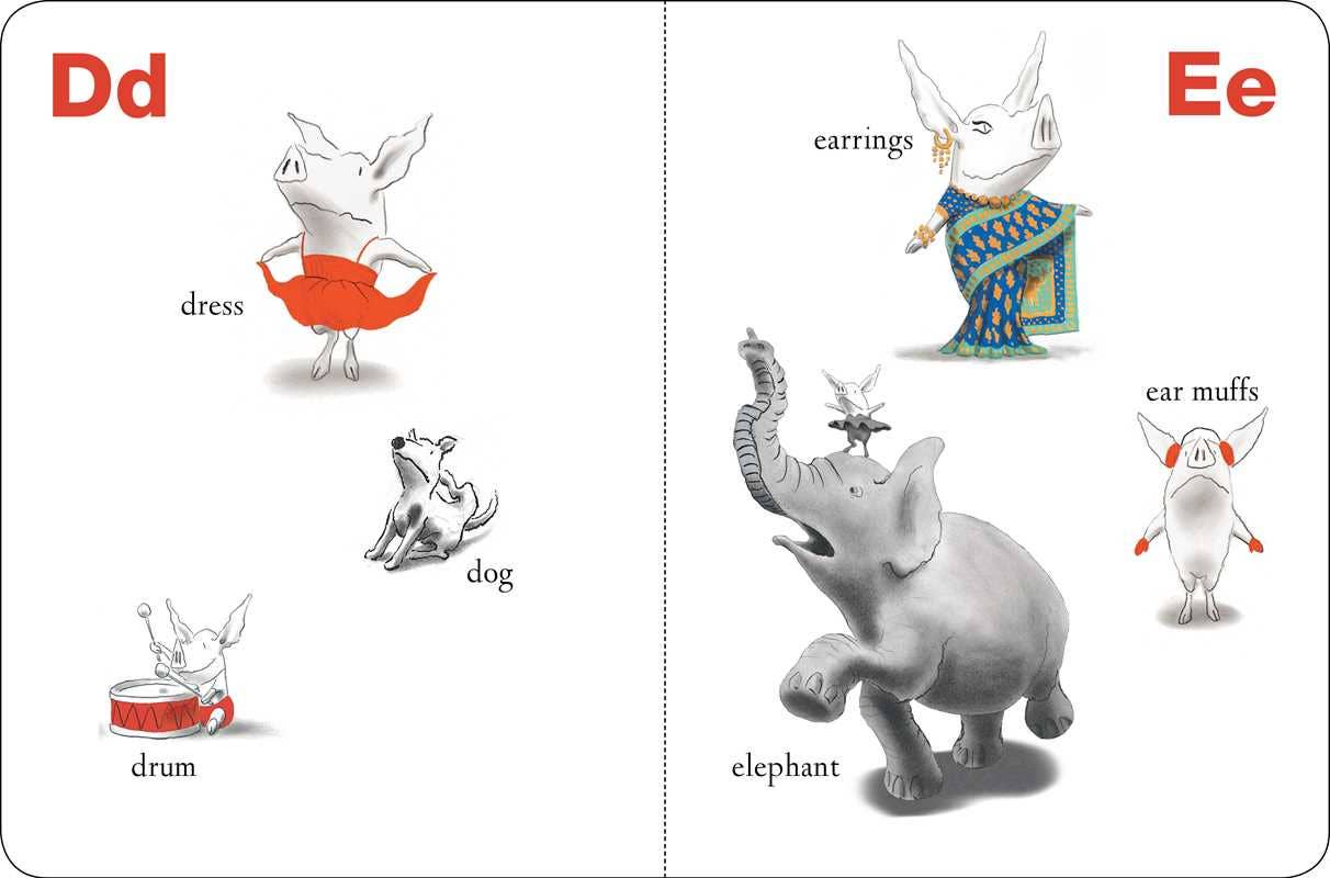 Olivia's ABC by Ian Falconer: Board Books; 30 pages / English