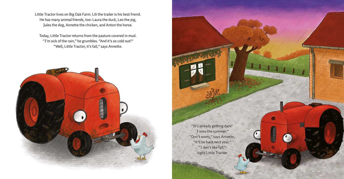 Little Tractor in the Fall by Natalie Quintart: Hardcover; 32 pages / English