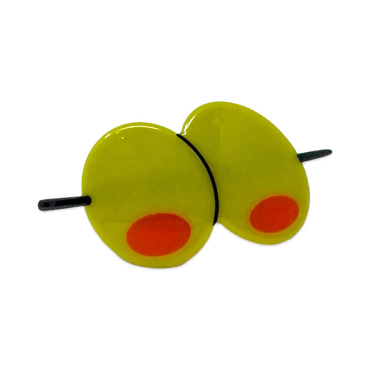 Olive French Barrette