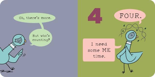 The Pigeon Won’t Count to 10!: Board book