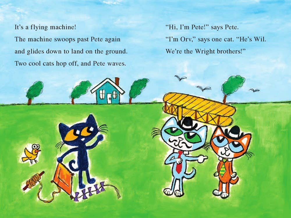 Pete the Cat and the Wright Brothers : James Dean