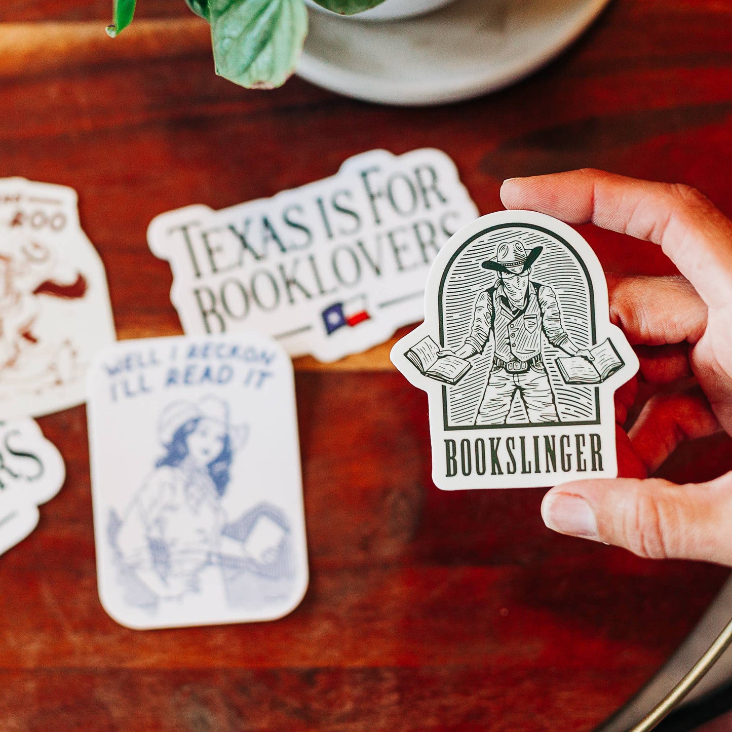 Bookslinger - Sticker