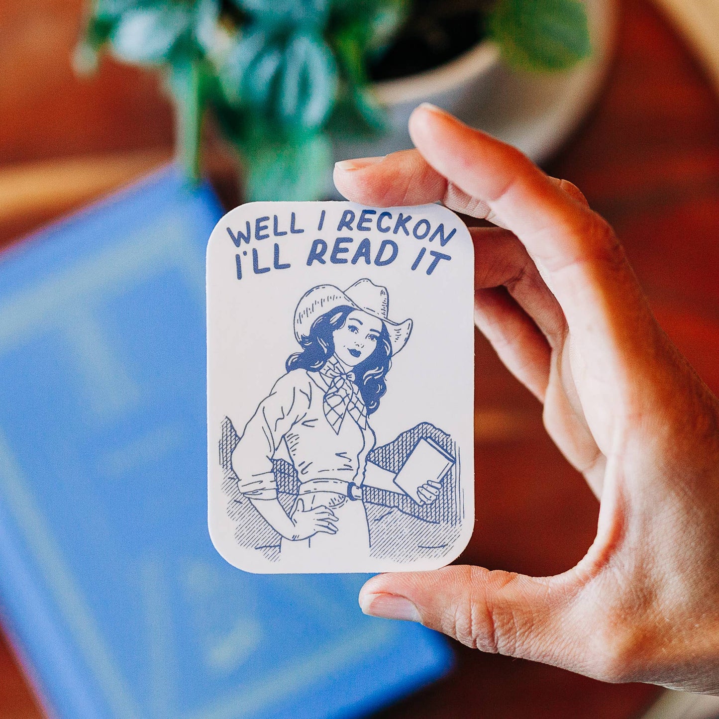 Reckon I'll Read It - Sticker