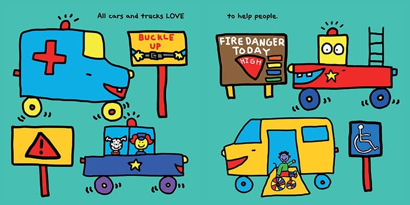 The Cars and Trucks Book: Hardcover