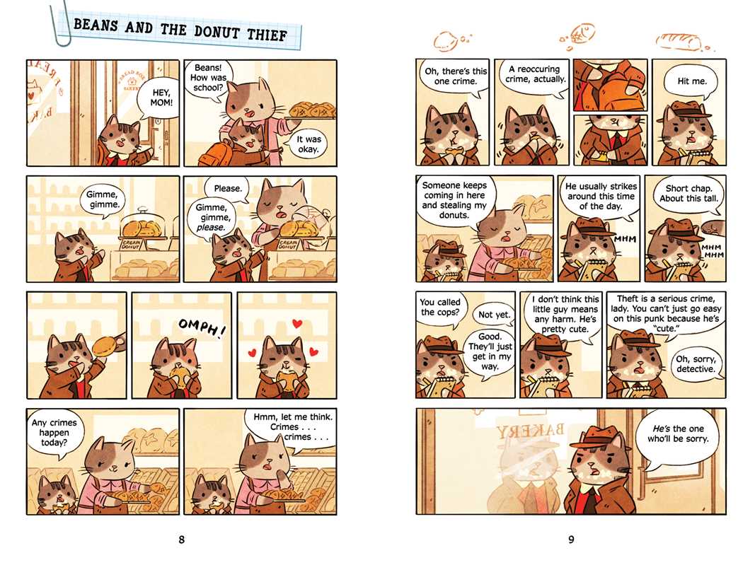 Detective Beans: Adventures in Cat Town by Li  Chen: Paperback; 208 pages / English