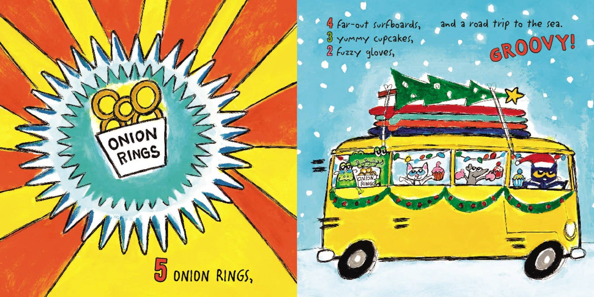 Pete the Cat's 12 Groovy Days of Christmas Gift Edition