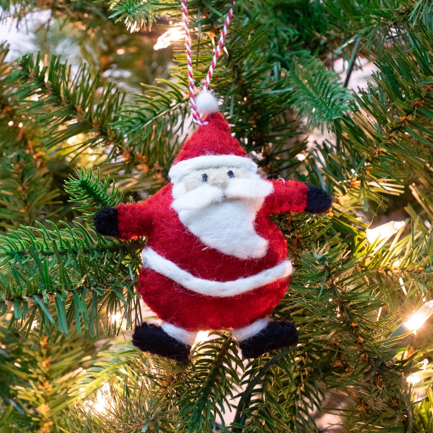 Ornament - Christmas Decor - Jolly Fat Santa