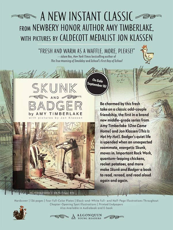 Skunk and Badger: Trade Paperback