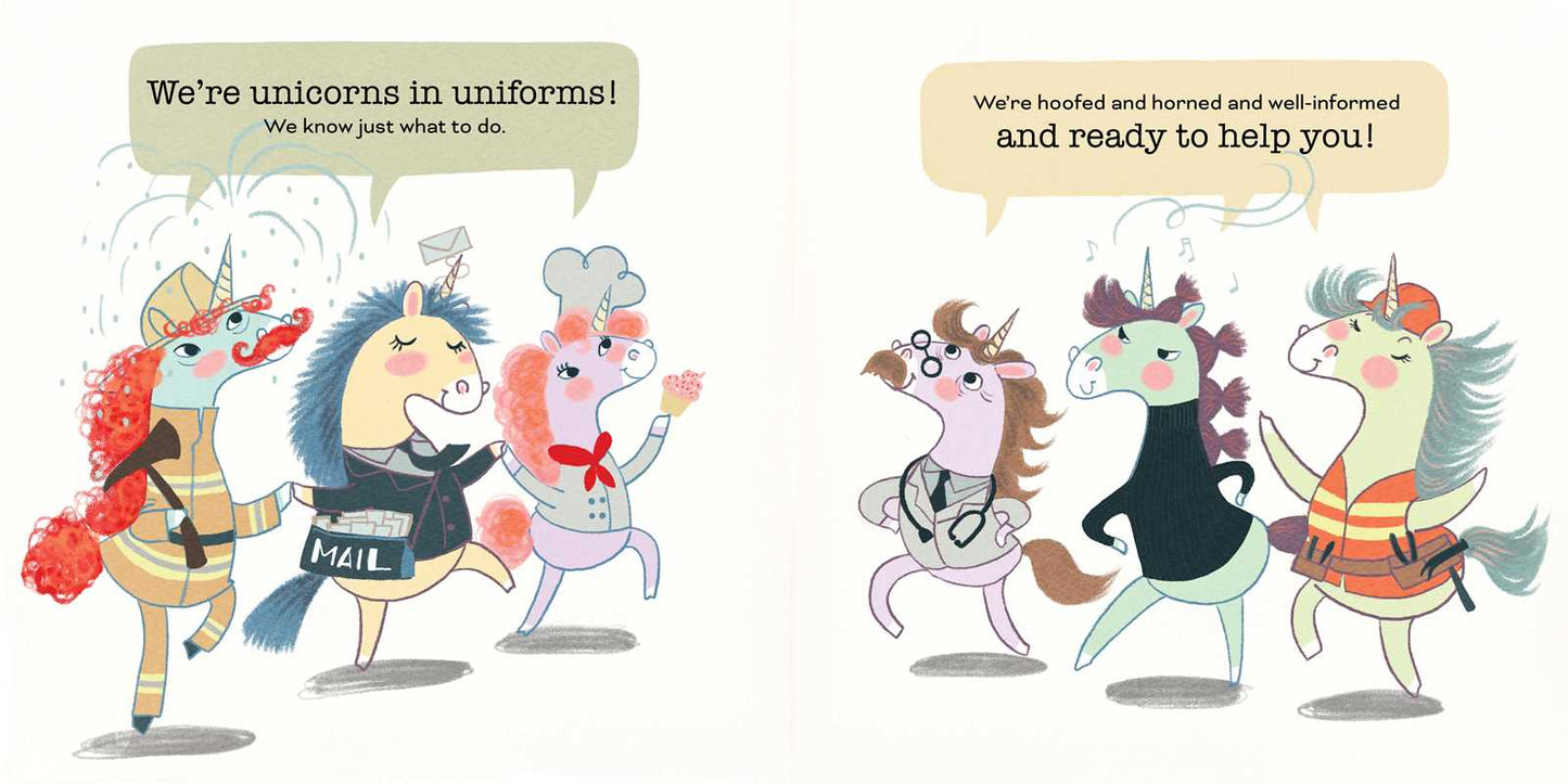 Unicorns in Uniforms by Beth Ferry: Hardcover; 40 pages / English