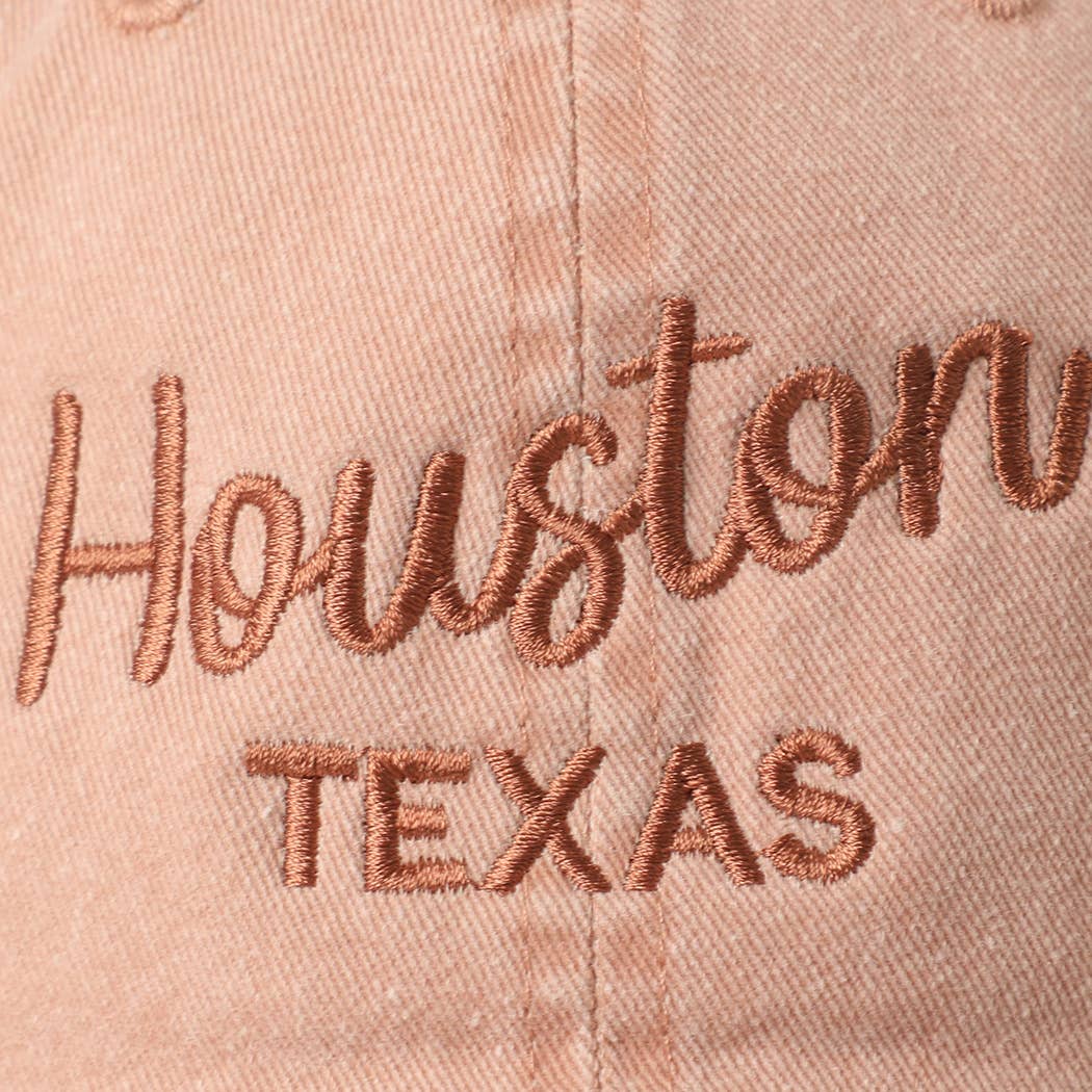 Custom Pigment Washed Hat – City & State Embroidery